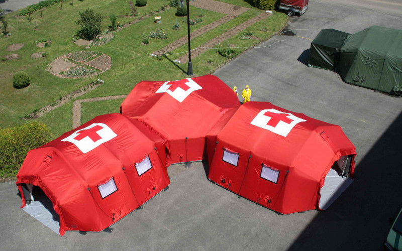 Mobile tents for emergency and long-term use