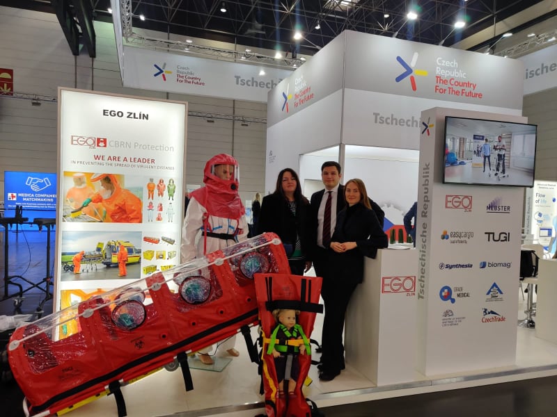 Thank you for visiting the EGO Zlín stand at the MEDICA trade fair in Düsseldorf!