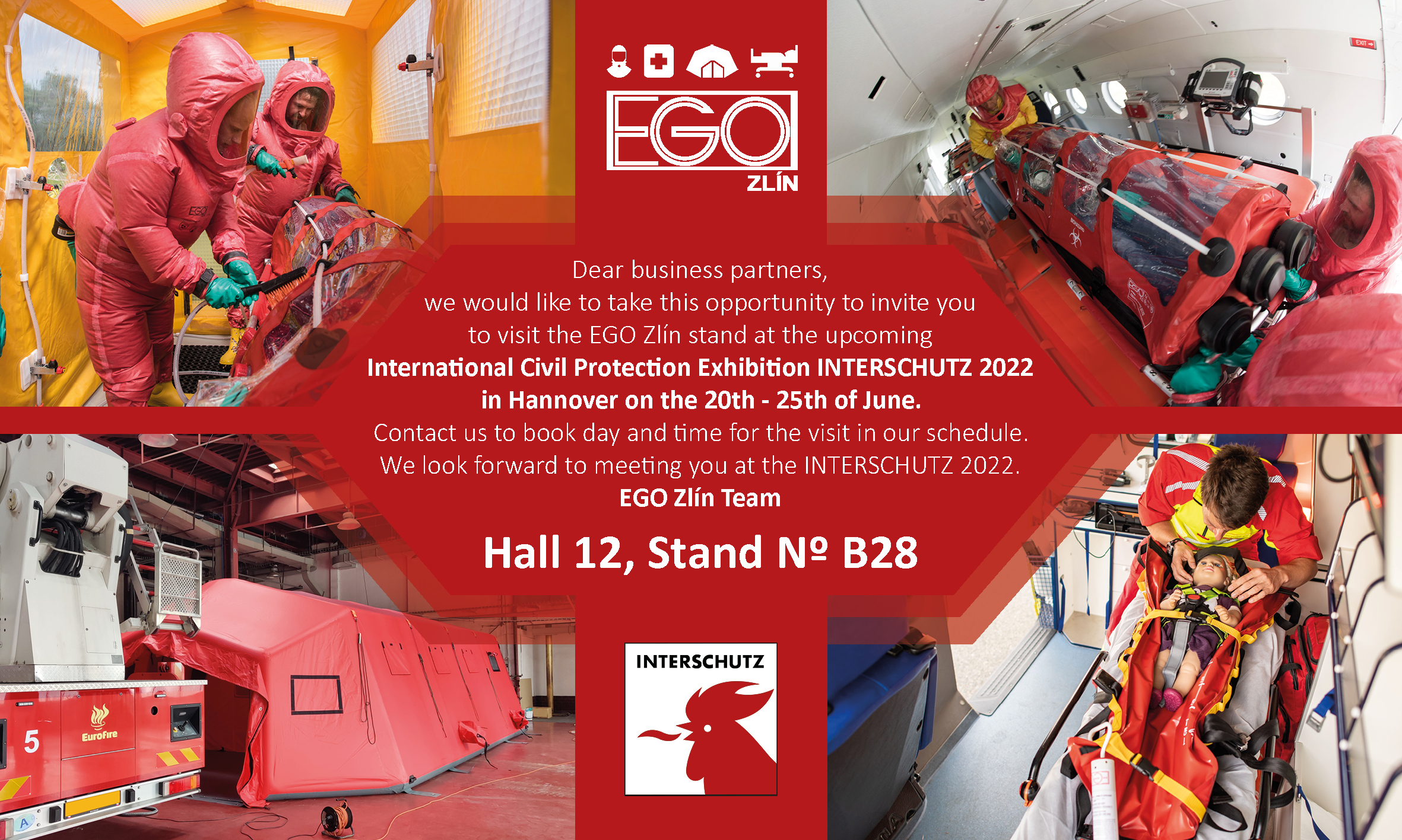 Invitation to the INTERSCHUTZ 2022 exhibition